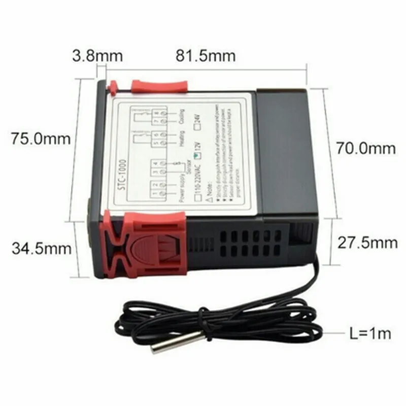 10A 220V Mini Digital Air Humidity Controller
