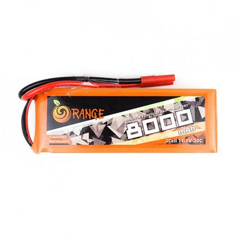 11.1 V 8000mAh Orange Lithium Polymer Battery