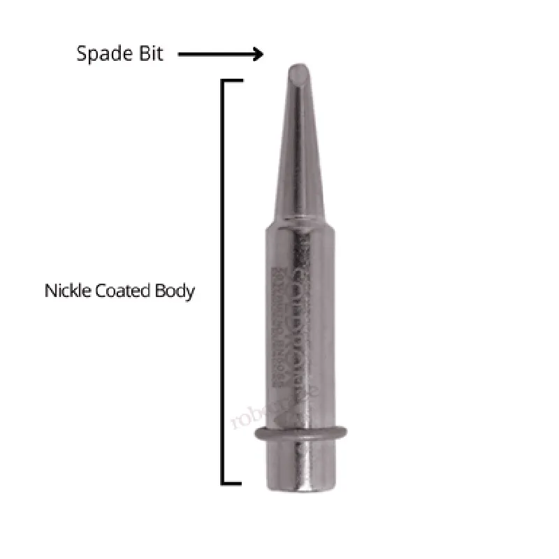 Soldron Nickel Plated Spade Bit for Soldron 50W Soldering Iron - BN50S5