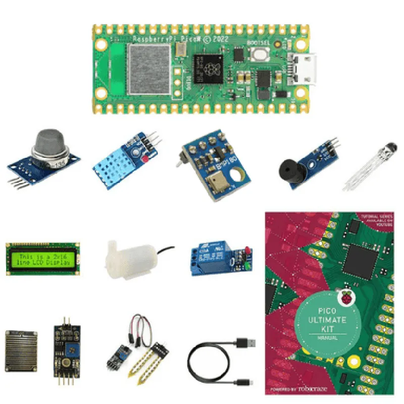 Raspberry Pi Pico W Ultimate Kit with Manual