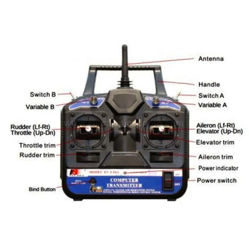 Fly Sky FS-CT6B 6ch 2.4GHz Transmitter & Receiver