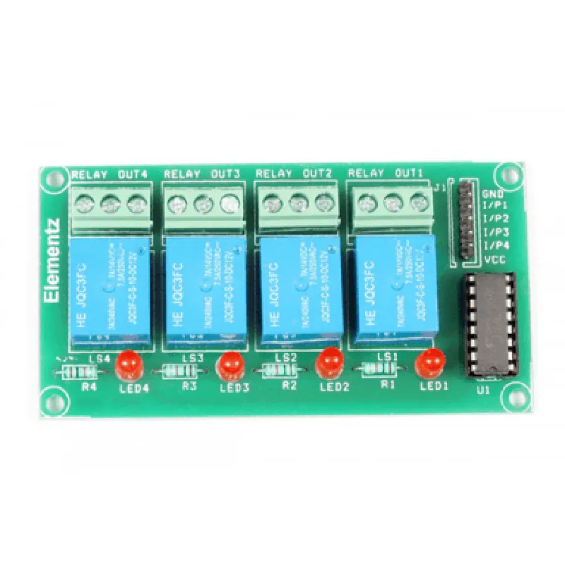 Four CHANNEL 12V ULN2003 BASED RELAY BOARD MODULE