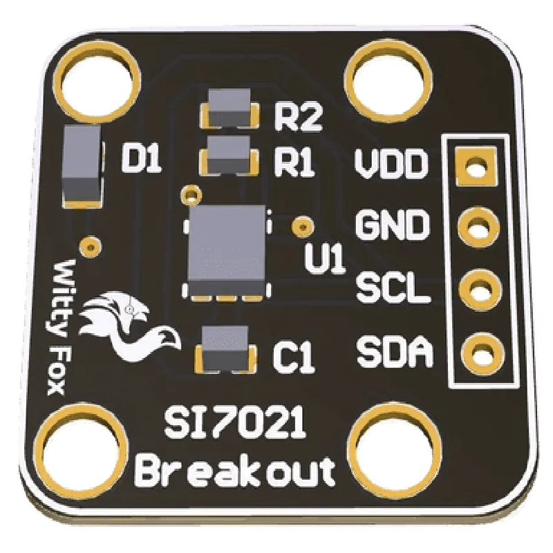 Witty Fox - SI7021 Humidity Temperature Sensor Breakout Board
