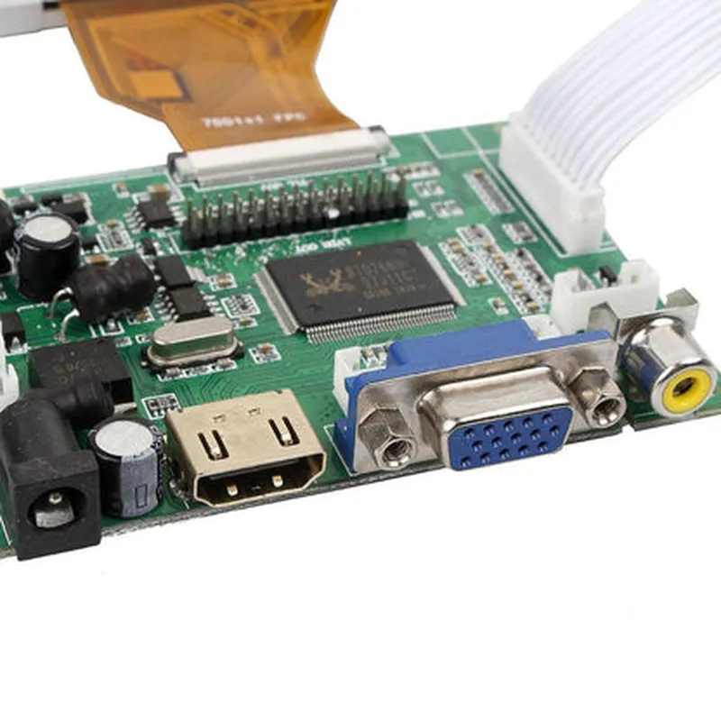 7inch Raspberry Pi LCD Touch Screen Display with Kit HDMI VGA Input Driver Board