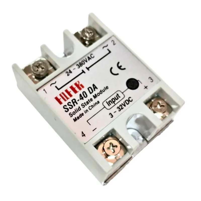 Fofek SSR-40DA Input 3-32VDC Output 24-380VAC Solid State Relay