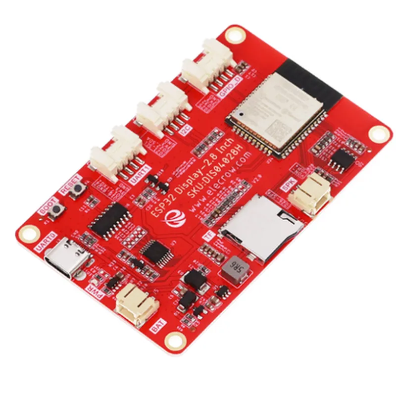 Elecrow ESP32 Display-2.8 Inch HMI with Touch Screen - High Resolution, WiFi, Bluetooth, LVGL Suppor