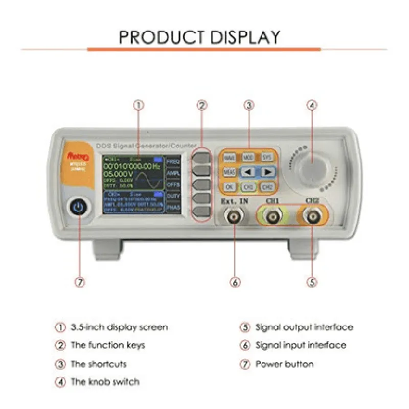 MetroQ MTQ1515 DDS Signal / Function Generator with Counter with USB- 15 Mhz
