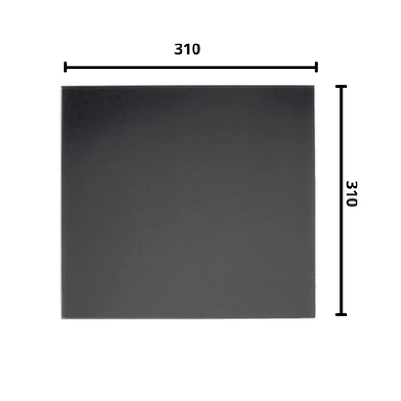 Ultrabase 310310mm 3D Printer Platform Tempered Heated Bed Glass Plate with Microporous Coating