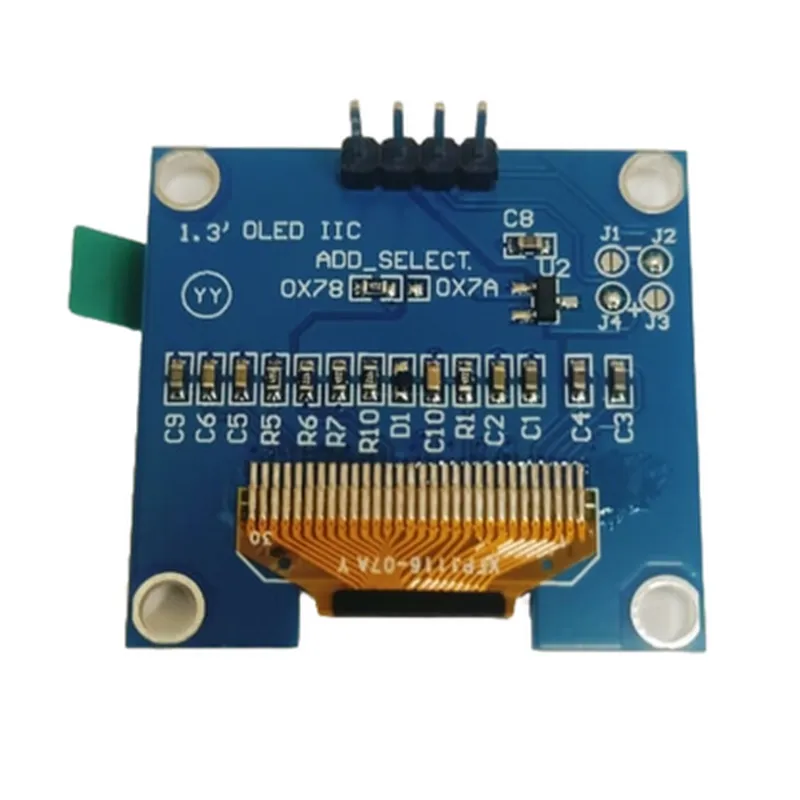 1.3 inch I2C OLED Display Module 4pin Blue Color