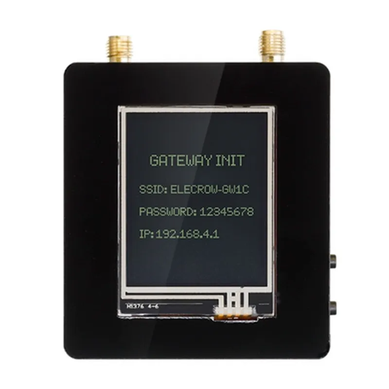 Elecrow LoRaWan Gateway Module Based on ESP32 with 1.8” LCD - 1 Channel for Long Range Communication