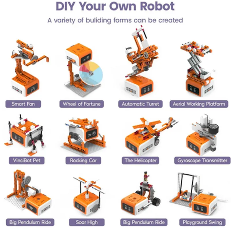 Matatalab 20 in 1 Creator STEM Kit - with 400 Building Blocks (Educational Robotics Starter Kit for 