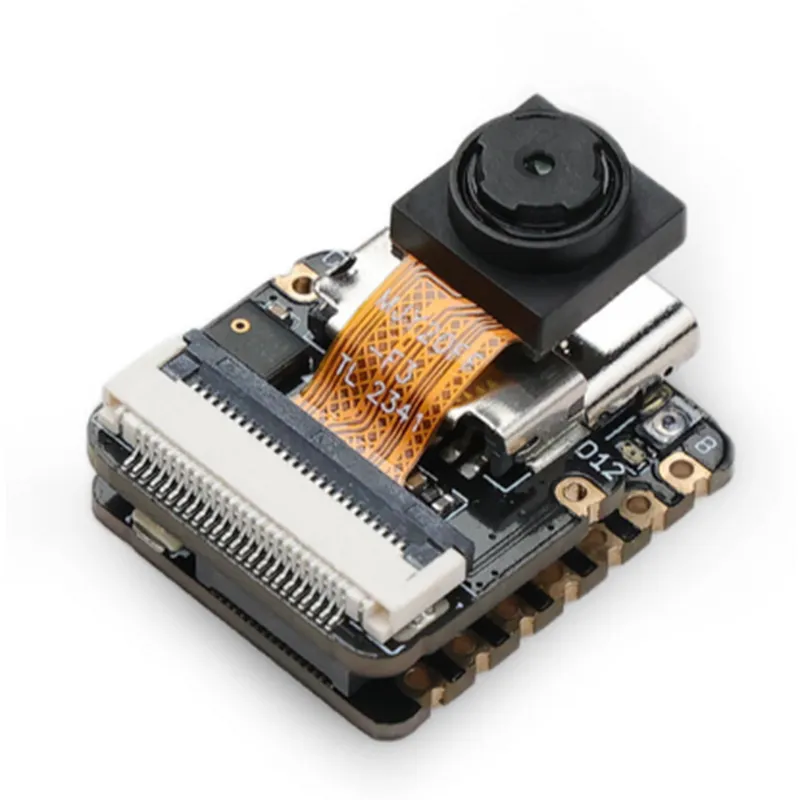 Seeed Studio XIAO ESP32S3 Sense: 2.4GHz Wi-Fi, BLE 5.0, OV2640 Camera Sensor, Digital Microphone, 8MB FLASH,8MB PSRAM,Rich Interface,Battery Charging Supported,IoT, Embedded ML