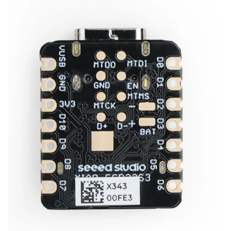 Seeed Studio XIAO ESP32S3 Sense: 2.4GHz Wi-Fi, BLE 5.0, OV2640 Camera Sensor, Digital Microphone, 8M