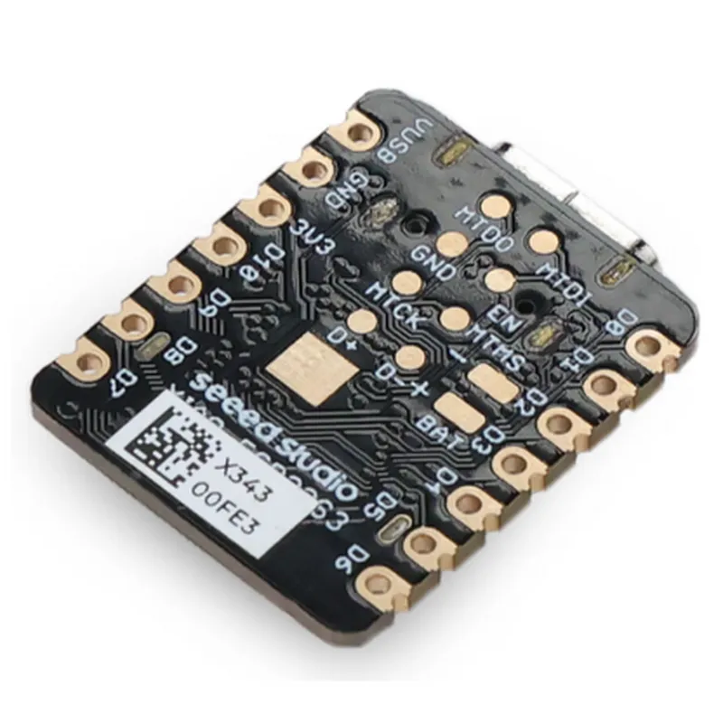 Seeed Studio XIAO ESP32S3 Sense: 2.4GHz Wi-Fi, BLE 5.0, OV2640 Camera Sensor, Digital Microphone, 8M