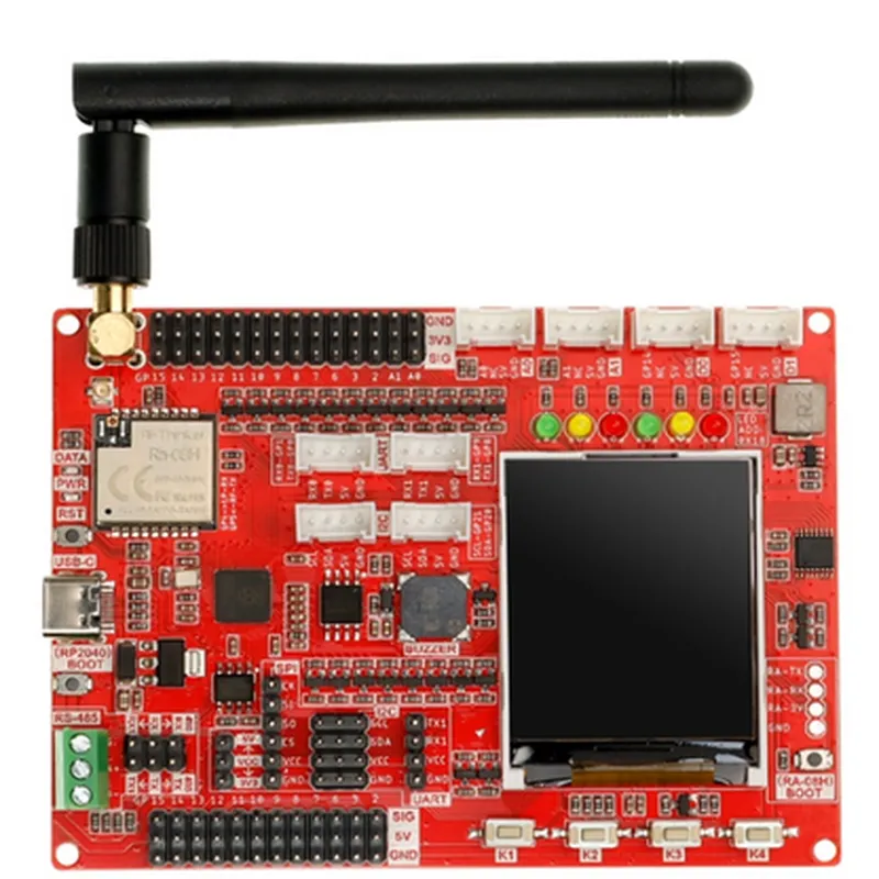 Elecrow LoRaWAN RA-08H Development Board Integrated RP2040 with 1.8 “ LCD for Long Range Communicati