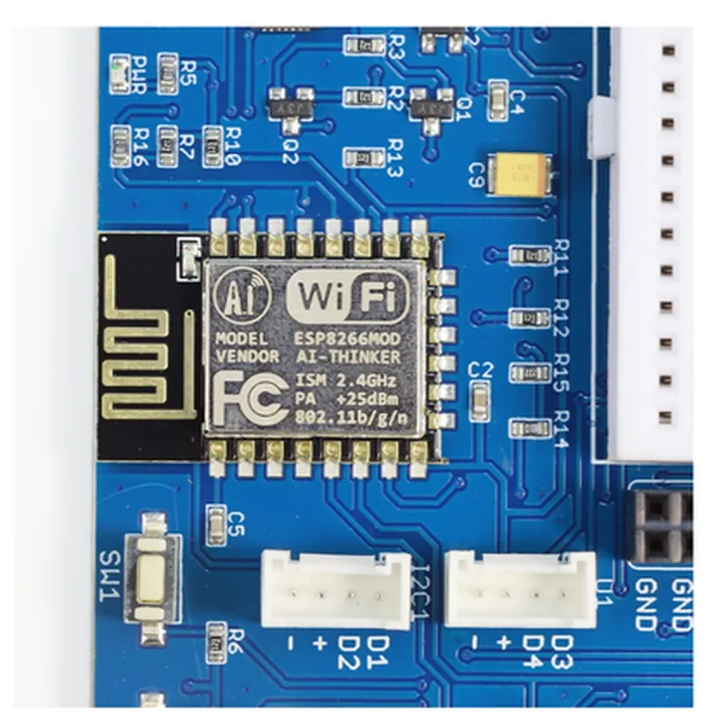 ELECROW EasyESP-1: Rapid Prototyping WiFi ESP8266 Experimenter Board - Easy Programming, GPIO Access