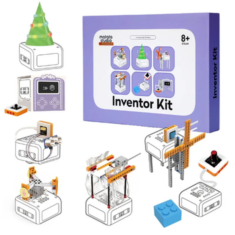 Matatalab 5 in 1 programmable electronic module kit - with 128 Building bricks (STEM Educational Rob