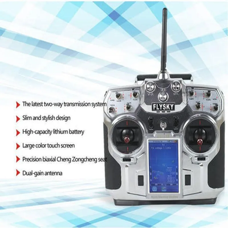 Flysky FS-i10 10CH 2.4GHz AFHDS 2 LCD Transmitter with Receiver