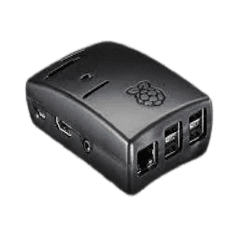 Raspberry Pi Black Case for Model 3B, 3B+ and 2B (Multicomp)