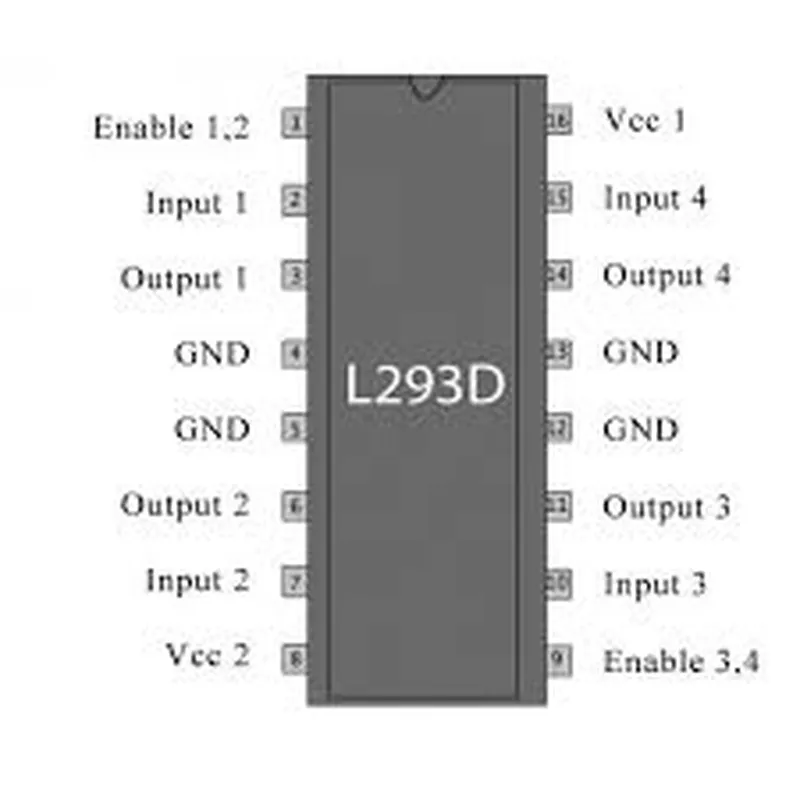 L293D Motor Driver IC
