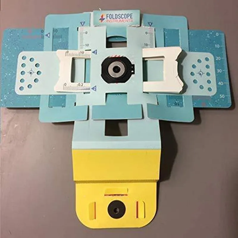 DIY Paper Foldscope Microscope Basic Kit
